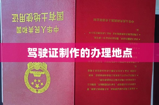 寮步驾驶证制作的办理地点