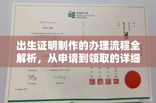 寮步出生证明制作的办理流程全解析，从申请到领取的详细指南