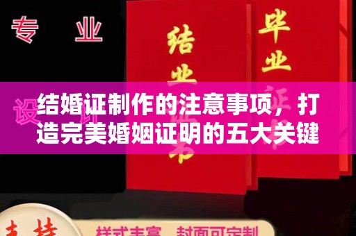 寮步结婚证制作的注意事项，打造完美婚姻证明的五大关键点