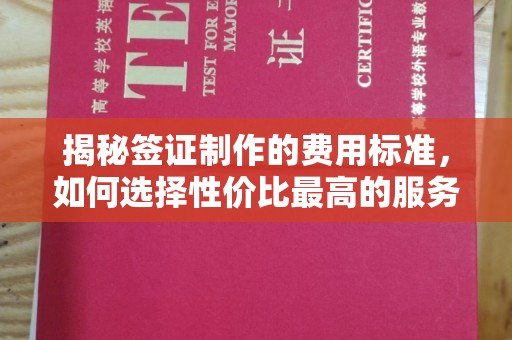 寮步揭秘签证制作的费用标准，如何选择性价比最高的服务？