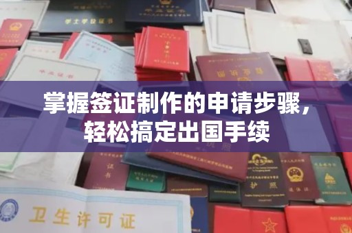 寮步掌握签证制作的申请步骤，轻松搞定出国手续